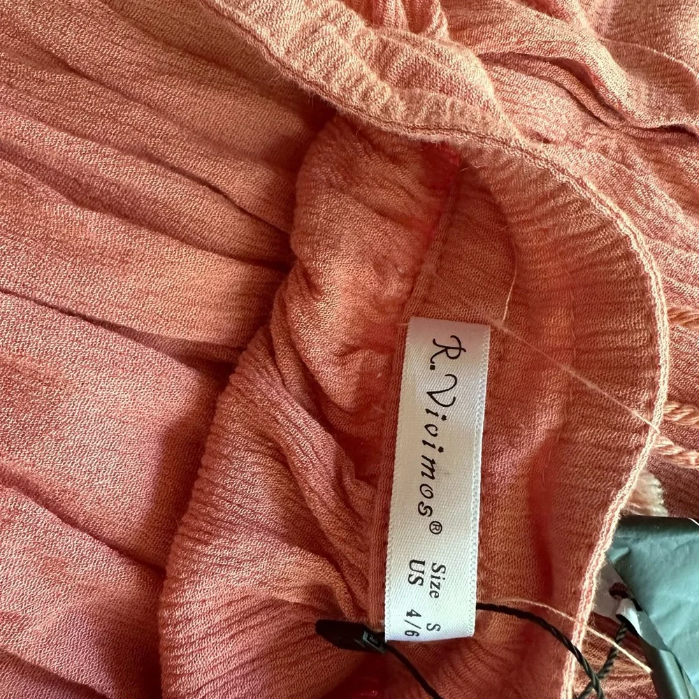 Pink boho (bohemian) dress. #boho#bohemian#pinkbohodress#dressboardwalk - Picture 5 of 7